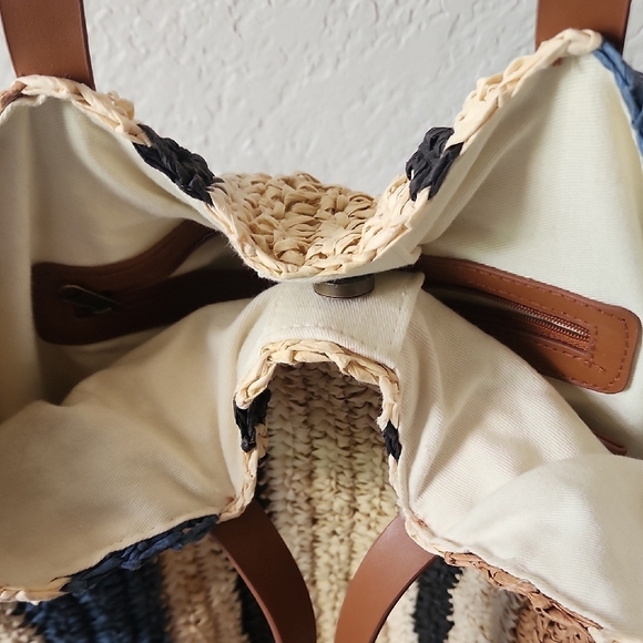 Nordstrom Multicolor Striped Tote Bag - Picture 6 of 7